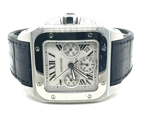 Cartier santos chronograph - xl,