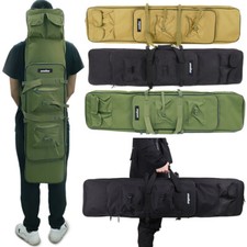 100cm/39" 120cm/47" TACTICAL RIFLE CASE Air Gun Airsoft Soft Air Mat Slip Bag UK
