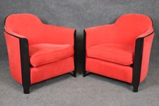 Sleek Pair of Ebonized Art