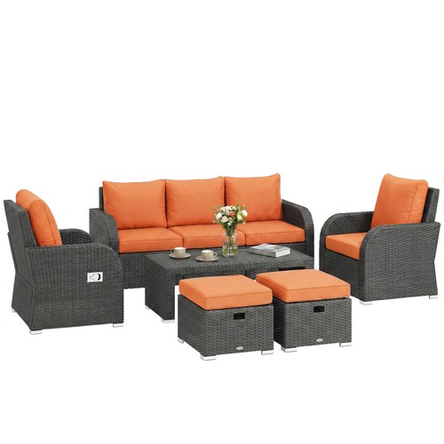 Outsunny rattan garden - outsunny,