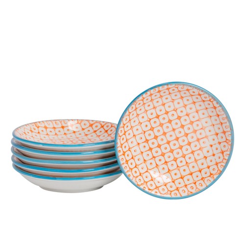 Hand printed sauce dishes - sauce,