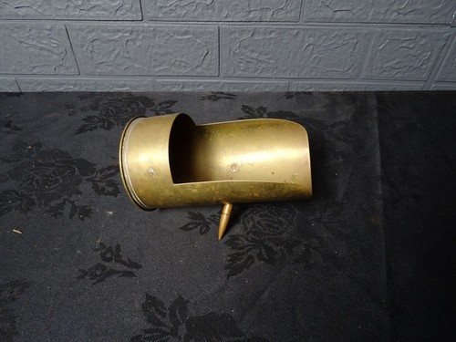 Brass trench scuttle - brass, ornament