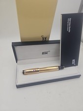 Montblanc Bohemie gold Amethyst fountain Pen Box And User new