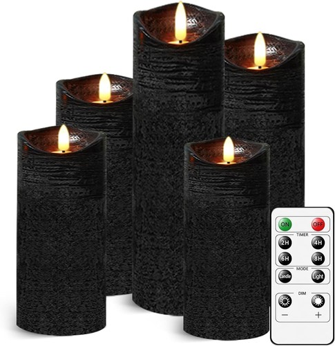 Led candles set - set, pillar
