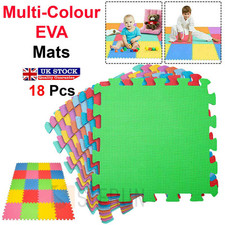 18pc Interlocking Large EVA Soft Foam Tiles Child Kids Jigsaw Play Floor Mats