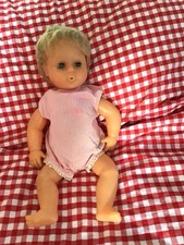 1960’s Tiny Tears wearing her original pink gingham outfit