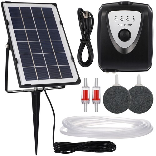 Solar powered oxygenator air - powered,