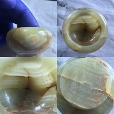 Vinted Small Hand-Carved Green