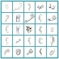 Curtain Track Gliders - Fabric Drape Rail Sliders Swish Harrison Gliss Runners