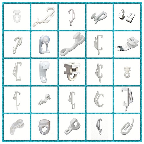 Curtain track gliders fabric - curtain,