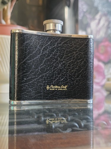 Vintage 4oz hip flask - vintage,