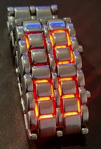 Led vintage watch numbers - watch,
