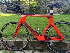 Giant Trinity Advanced Neon Red 2018 Time Trial/ Triathlon Bike medium Frame