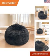 Kids Fluffy Faux Fur Bean Bag