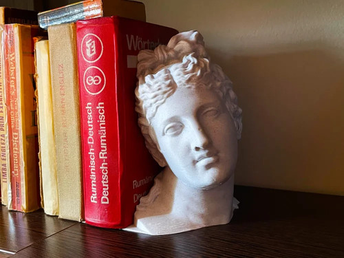 Apollo greek statue bookend - bookend, |