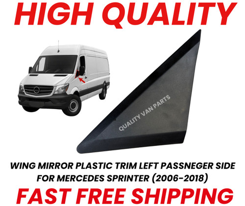 Wing mirror plastic trim left - wing,
