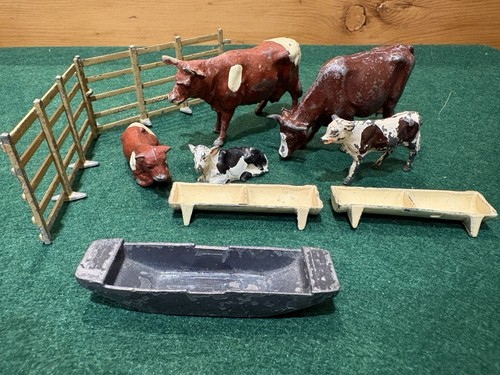 Vintage toy farm - vintage,