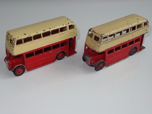 Dinky lot red buses - lot,