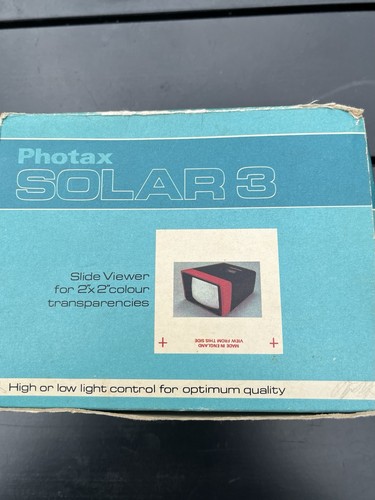 Photax solar vintage slide - solar, 3