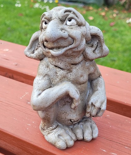 New resin garden goblin statue - garden,