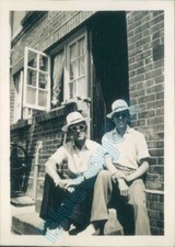 2 men Sat in Sun Vintage Sunglasses  1937 3.25 x 2.25 inch