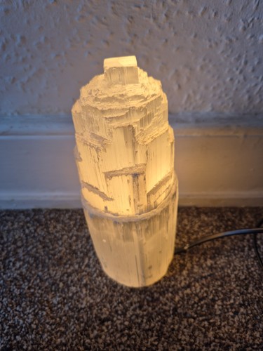 Selenite lamp 100 natural - selenite,