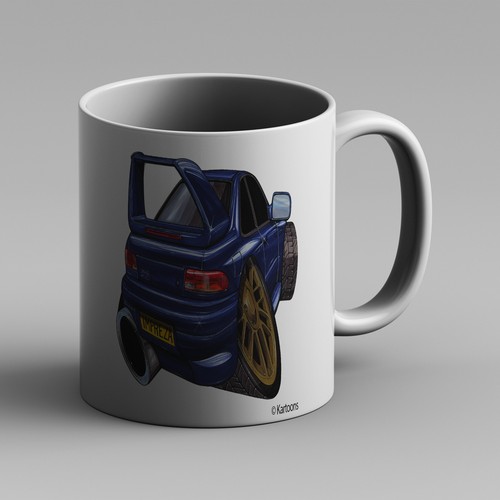 Kartoons koolart mug subaru - koolart,