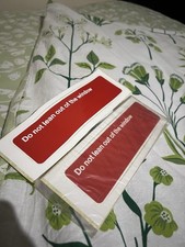 X2 British Rail Carriage Stickers Do Not Lean Out Of The Window