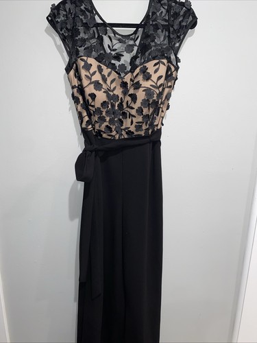 Xscape black floral illusion - floral,