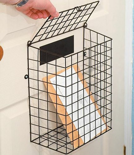 Letterbox cage with fixings - letterbox,