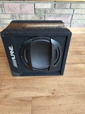 Alpine SWE -3200 - 12" Active Amplified Subwoofer Box 650W