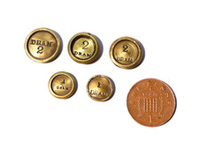 5 x Antique 2 Drams & 1 Dram