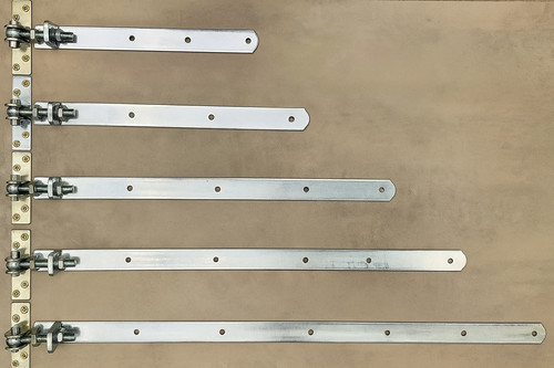 Adjustable gate hinges - x,