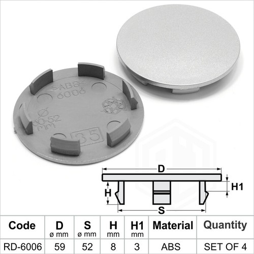 Wheel centre caps - , center
