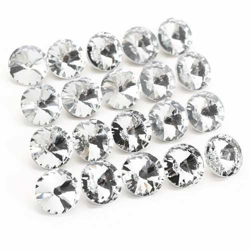 Crystal diamante glass buttons - diamante,