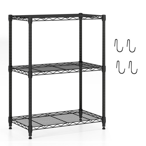 Gymax tier wire shelving - gymax,