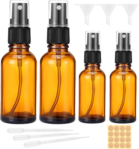 Amber glass spray - glass, bottle,