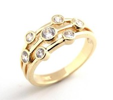 9ct Gold Raindance Ring 1/2ct Scatter Ring