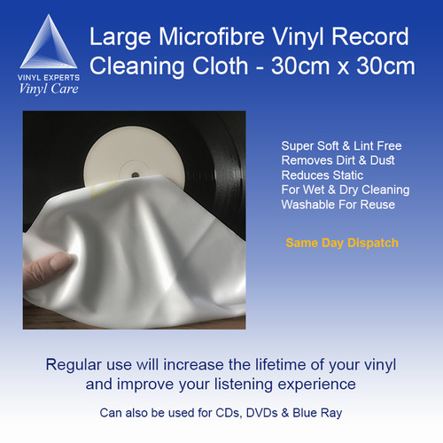 Large microfibre vinyl record - microfibre,