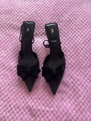 Zara black kitten - zara, heels