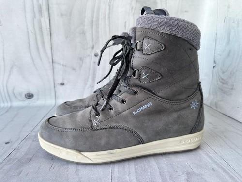 Women lowa boots grey leather - lowa,