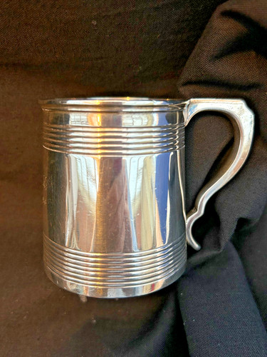 Antique silver christening - antique,