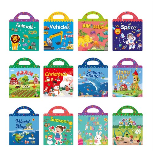 Reusable sticker book - reusable,