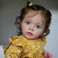 22"Reborn Baby Dolls Vinyl Silicone  Real Life Like Realistic Newborn Girl Gift