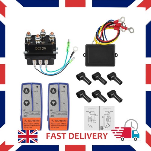 Winch relay kit pre wired - kit, box
