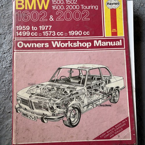 New bmw 1602 - 2002, haynes