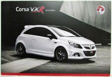 2008-2009 Vauxhall Corsa VXR Sales Folder - Arctic Edition - UK Market