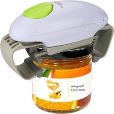 Electric Jar Opener, Kitchen Gadget Strong Tough Automatic 3.9x2.4x7.1 inches 