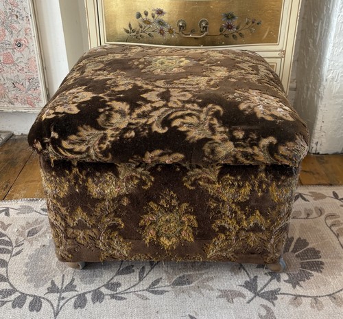 Vintage 70s brown - 70s, floral