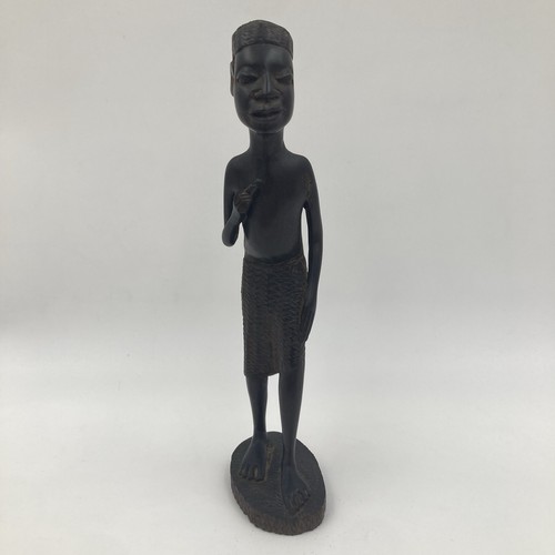 Hand carved wooden - wooden, african